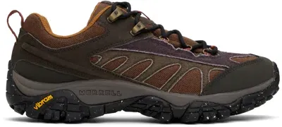 Merrell 1trl Khaki & Brown Moab 2 Mesa Luxe Eco Sneakers In Bracken Multi