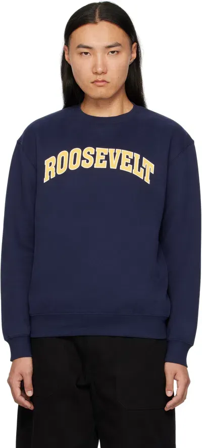 Metalwood Studio Navy 'roosevelt' Sweatshirt