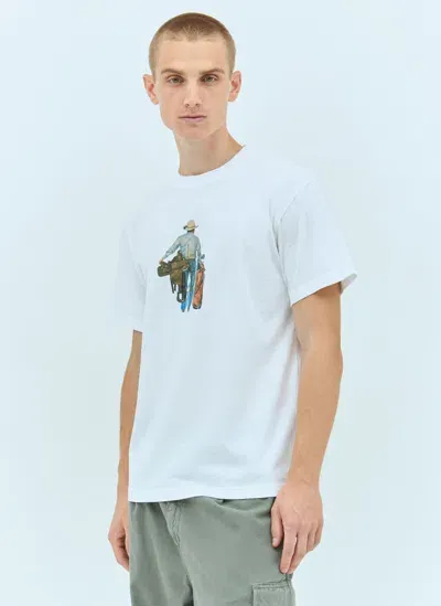 Metalwood Studio Cowboy T-shirt In White