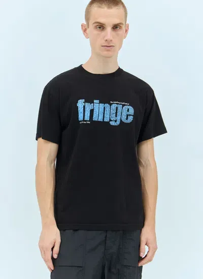 Metalwood Studio Fringe T-shirt In Black