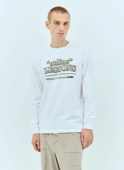 Metalwood Studio Online Lessons T-shirt In White