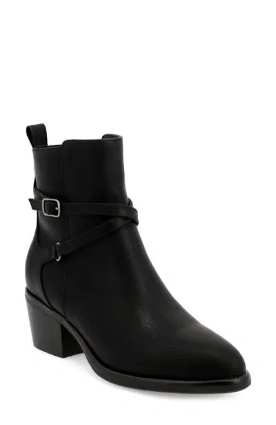 Mia Santina Block Heel Bootie In Black