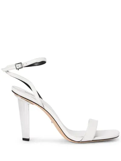 Michael Kors 102mm Halle Sandals In White