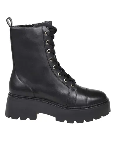 Michael Kors Blake Black Combat Boot