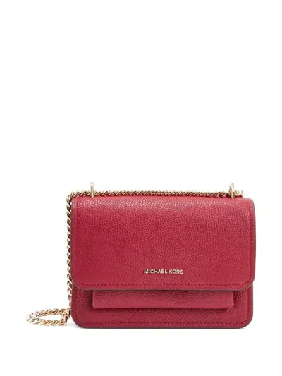 Michael Kors Claire Shoulder Bag In Red