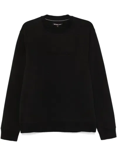 Michael Kors Logo-embossed Sweatshirt In Black