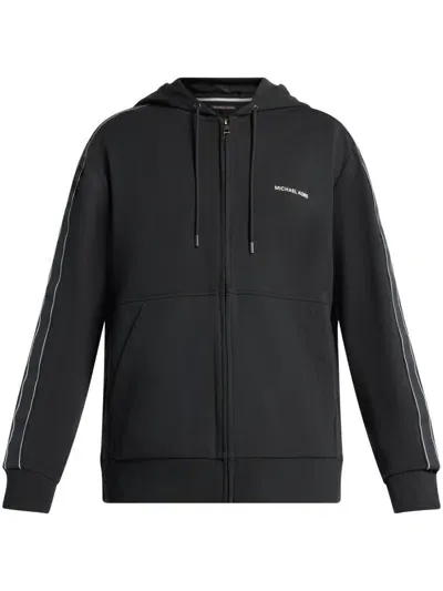 Michael Kors Logo-print Hoodie In Black