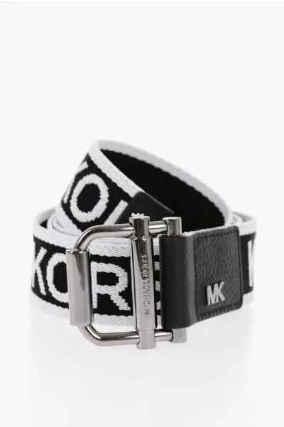 Michael Kors Logoed Belt With Leather Details 40mm