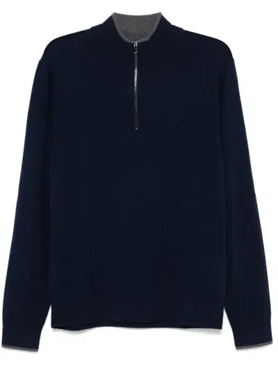 Michael Kors Wool Sweater In Blue