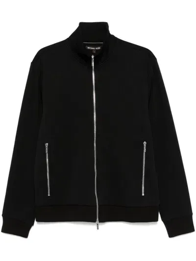 Michael Kors Zip-up Sweatshirt In Black