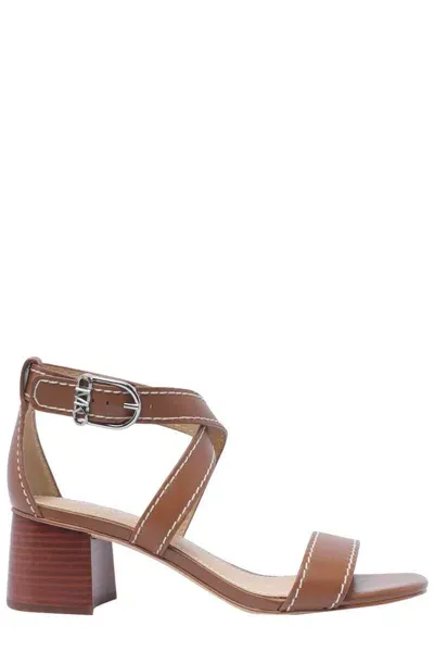 Michael Michael Kors Ashton Heeled Sandals In Brown