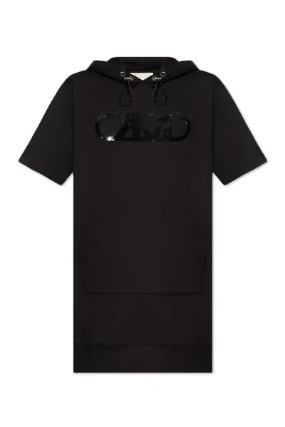 Michael Michael Kors Hooded Mini Dress In Black