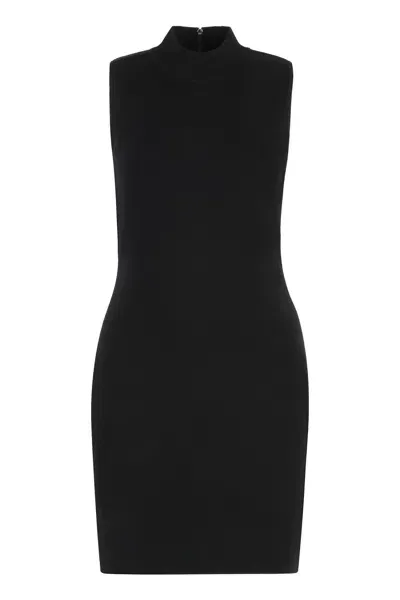 Michael Michael Kors Knitted Dress In Black