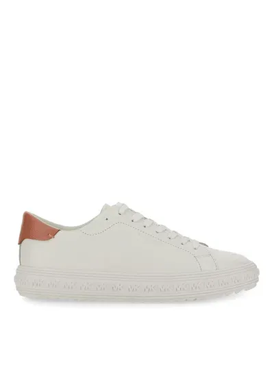 Michael Michael Kors Leather Sneaker In White