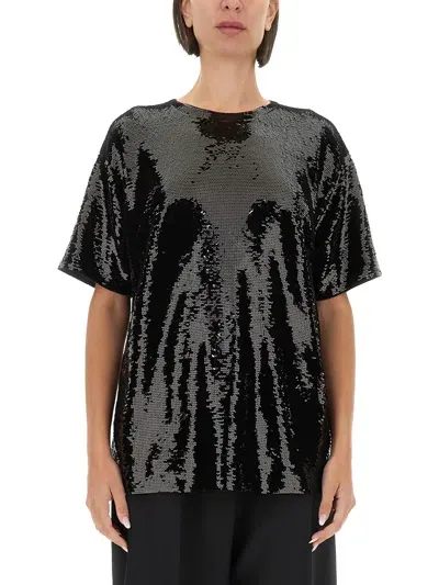 Michael Michael Kors Oversized Jersey T-shirt In Black