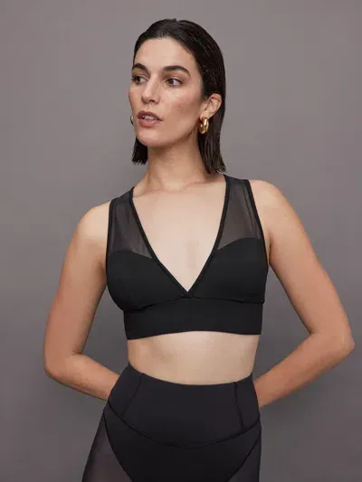 Michi Solstice Longline Bra In Black