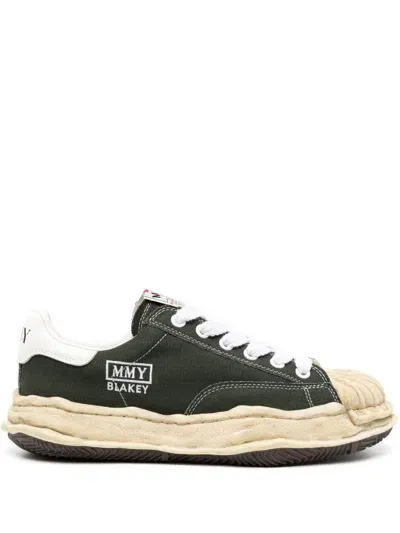 Miharayasuhiro Blakey Low-top Sneakers In Green