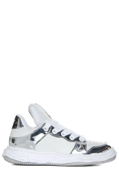 Miharayasuhiro Wayne Lace-up Sneakers In Metallic