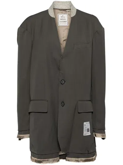 Miharayasuhiro Wool Jacket In Grey