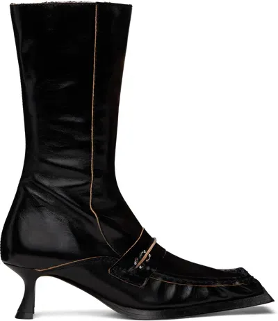 Miista Black Halle Boots