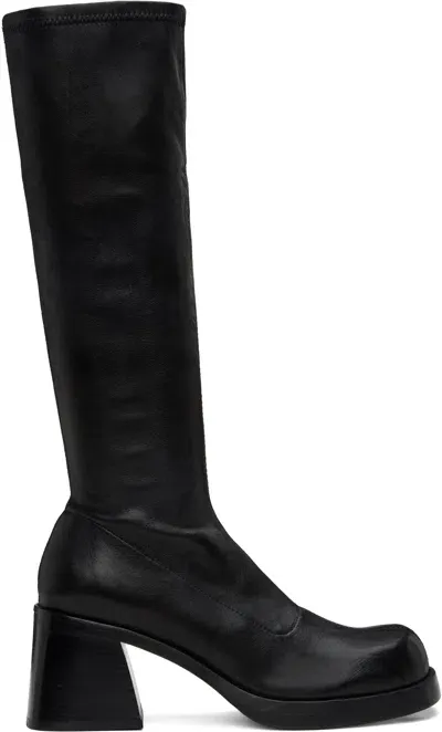 Miista Black Hedy Tall Boots