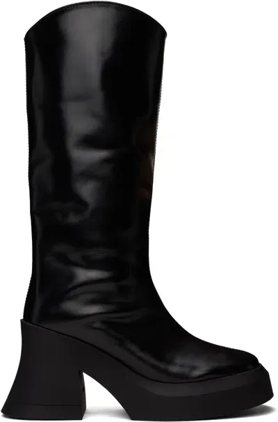 Miista Black Meike Tall Boots