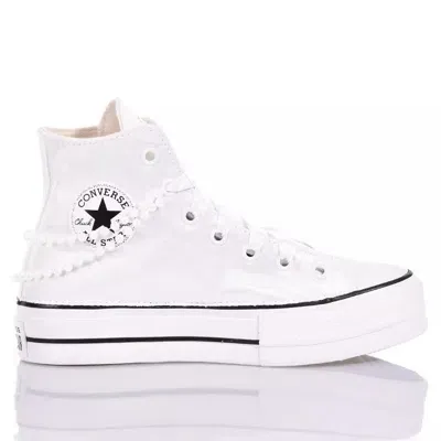 Mimanera Converse Platform Pearls By Charlotte M. In White