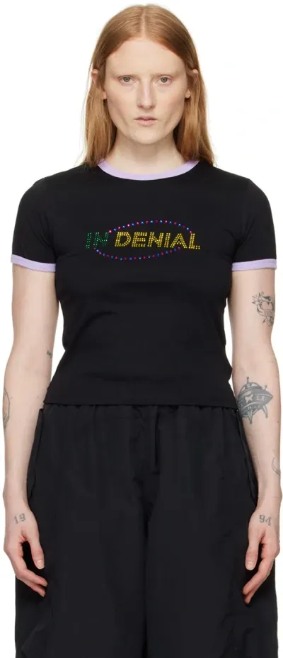 Misbhv Black 'in Denial' T-shirt