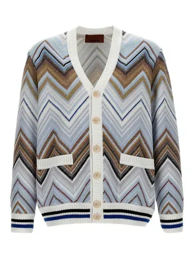 Missoni Zig Zag Cardigan In Multicolour