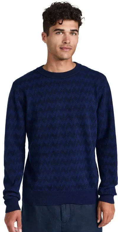 Missoni Crewneck Sweater Blue Tones