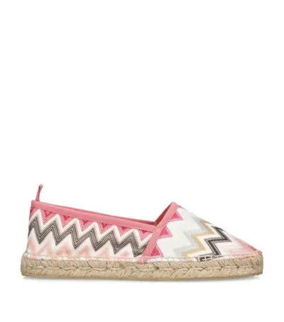 Missoni Elle Wave Espadrilles In White