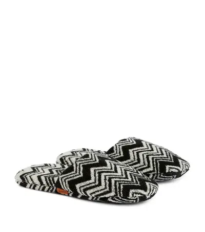 Missoni Keith Slippers In White