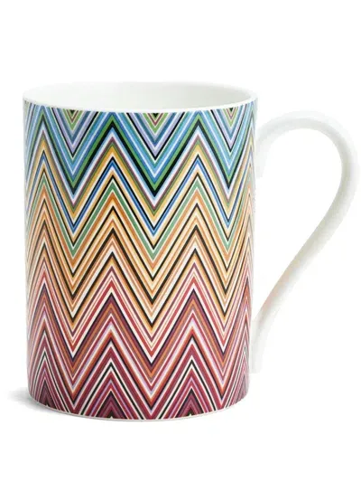 Missoni Zig Zag Jarris Mug In Red