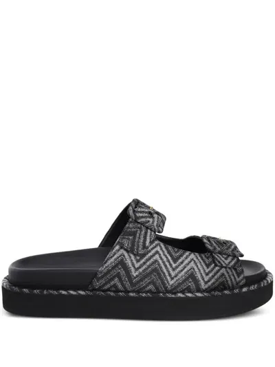 Missoni Zigzag Clea Sandals In Black