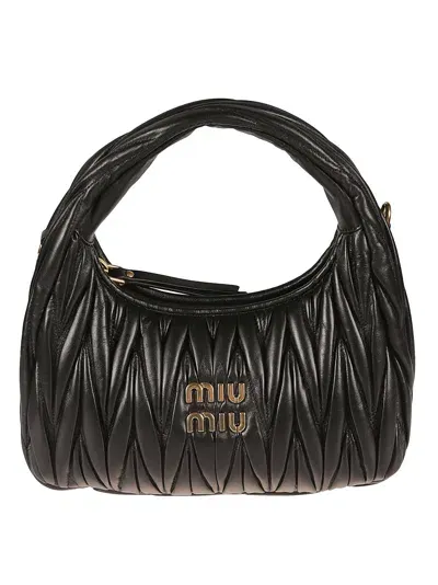 Miu Miu Purple Wander Matelass Shoulder Bag