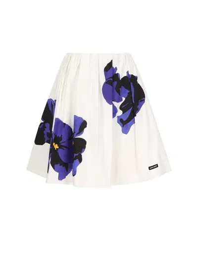 Miu Miu Skirts In White