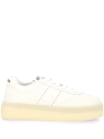 Miu Miu Sneakers In White