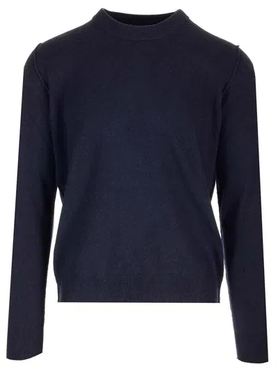 Mm6 Maison Margiela Cashmere Crew-neck Sweater In Black