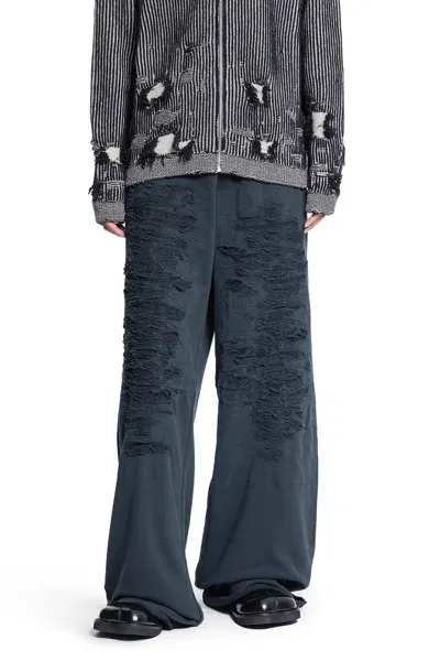 Mm6 Maison Margiela Man Black Trousers