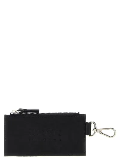 Mm6 Maison Margiela Signature Card Holder In Black