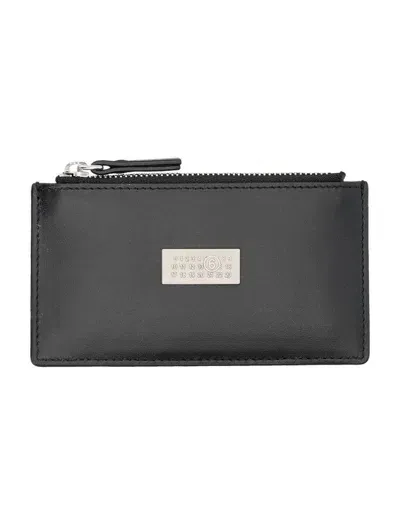 Mm6 Maison Margiela Numeric Bi-fold Wallet In Black