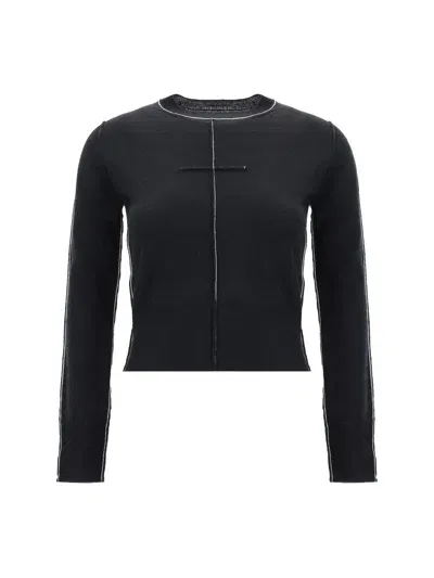 Mm6 Maison Margiela Sweater In Black