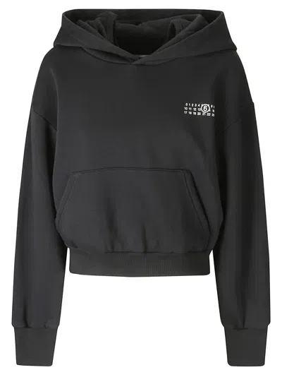 Mm6 Maison Margiela Sweatshirt In Black