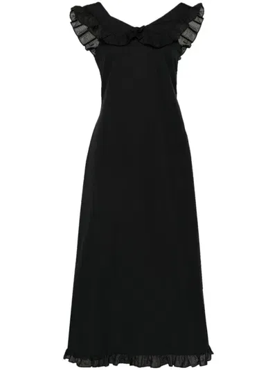 Molly Goddard Laura Dress In Black