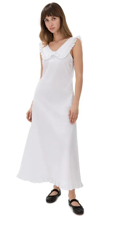 Molly Goddard Laura Dress White