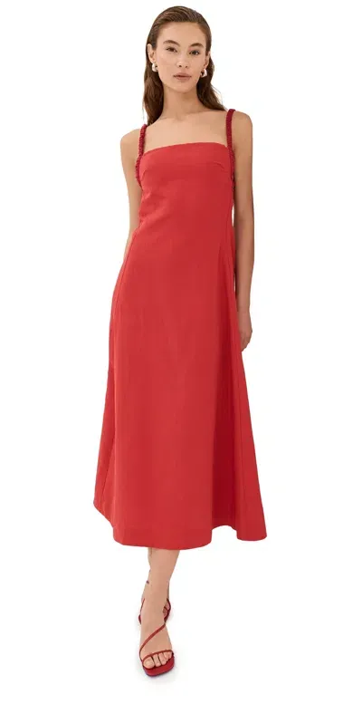 Molly Goddard Reggie Dress Red