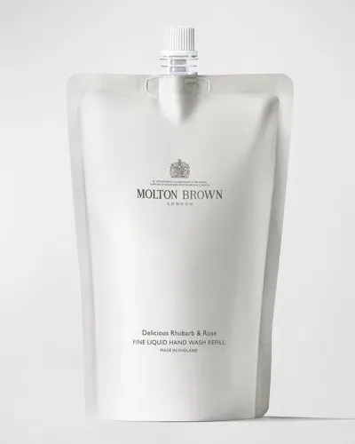 Molton Brown 13.5 Oz. Delicious Rhubarb & Rose Fine Liquid Hand Wash Refill In White