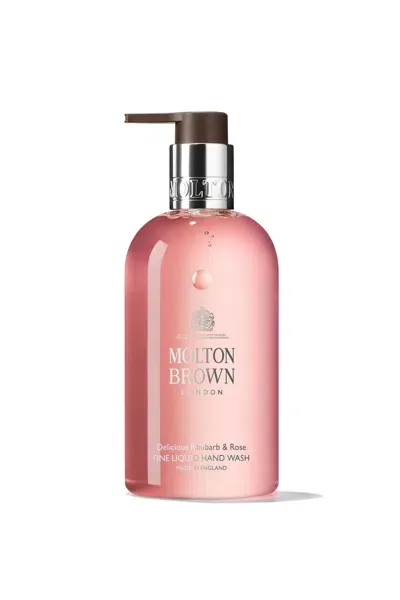 Molton Brown Delicious Rhubarb & Rose Fine Liquid Hand Wash 300ml In White