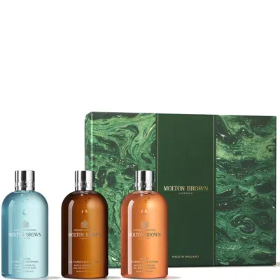 Molton Brown Woody And Aromatic Body Care Gift Set In White