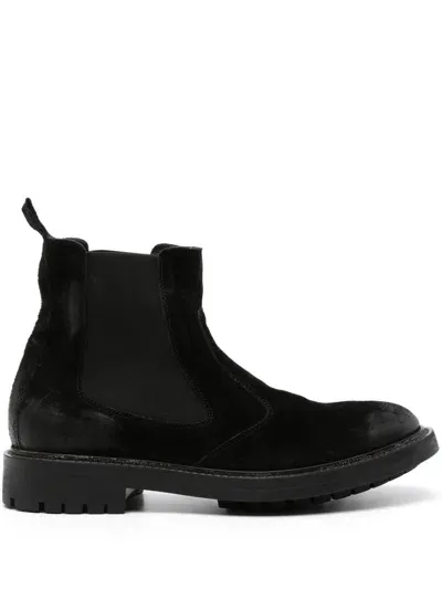 Moma Chelsea Ankle Boots In Black